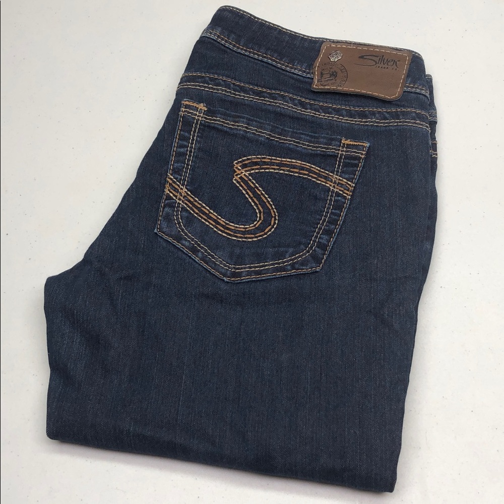 SILVER AIKO MID-RISE SKINNY JEANS 29x31 ⭐️